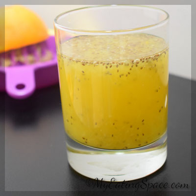 Why You Should Add Soaked Chia Seeds to Fresh Orange Juice